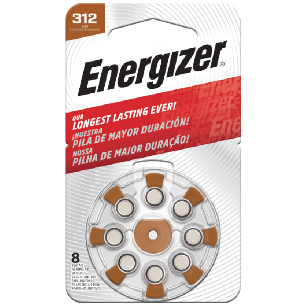 ENERGIZER® HEARING AID BATTERIES – 312