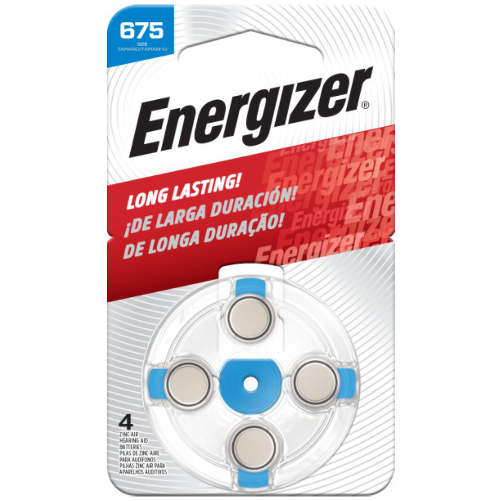 ENERGIZER® HEARING AID BATTERIES – 675