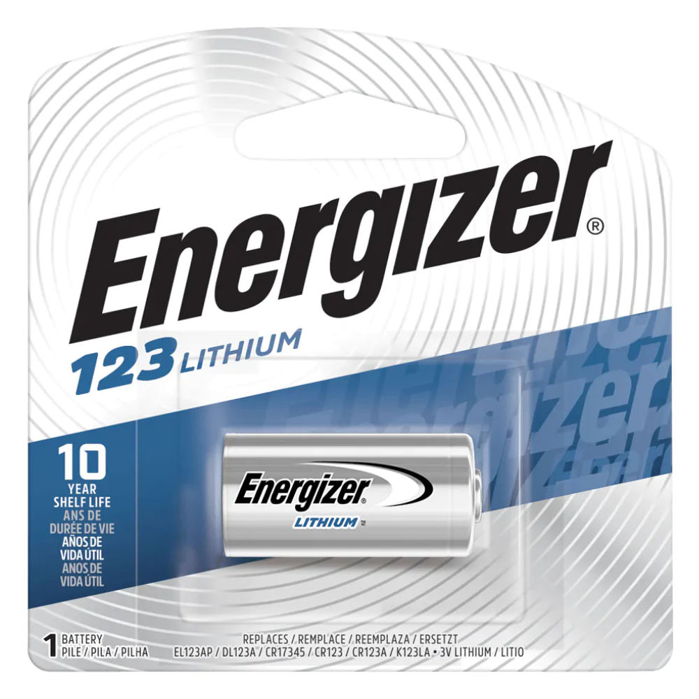 ENERGIZER® PHOTO LITHIUM BATTERIES – 123