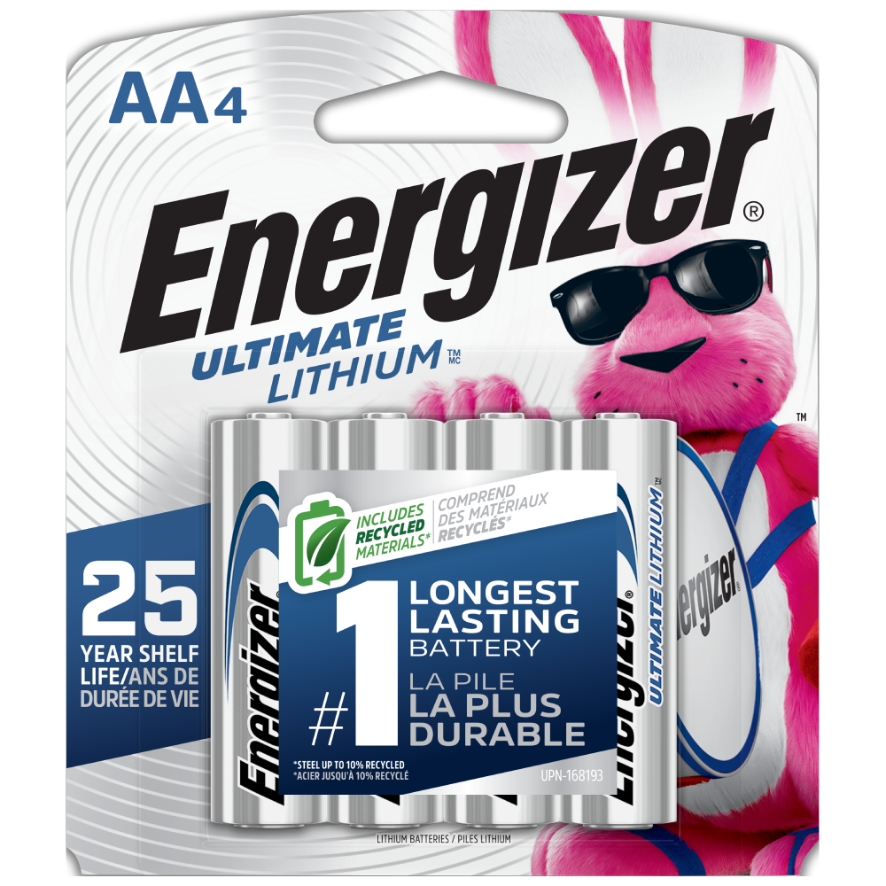 ENERGIZER® ULTIMATE LITHIUM – AA