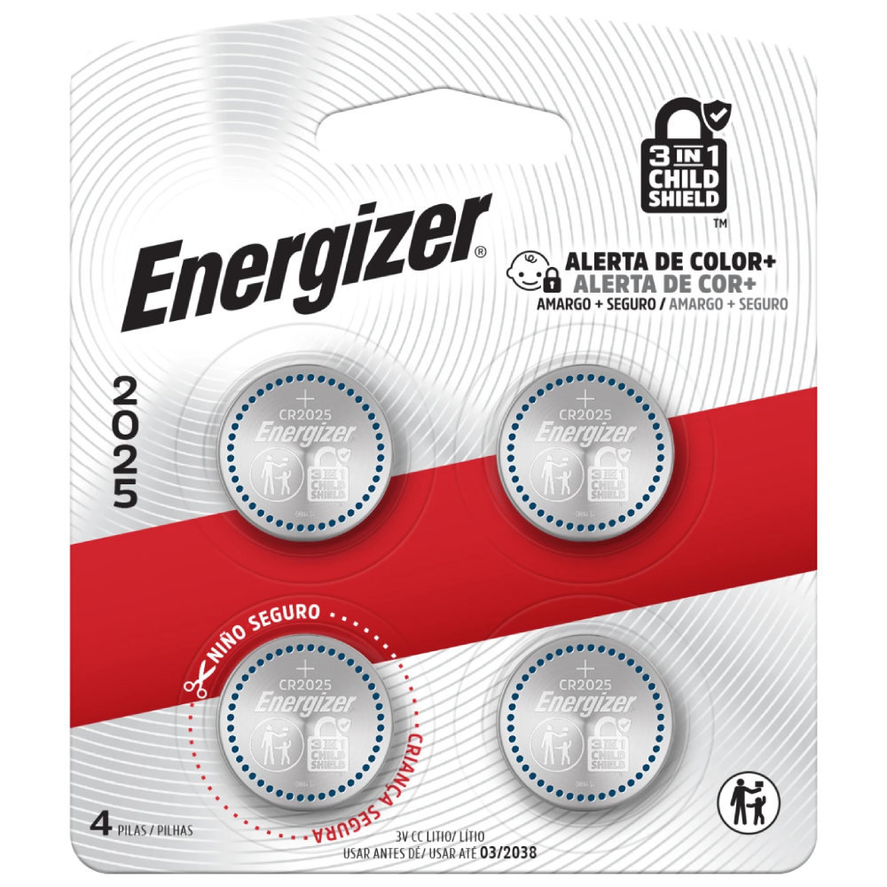 ENERGIZER® 3IN1 CHILD SHIELD BATTERIES – CR2025