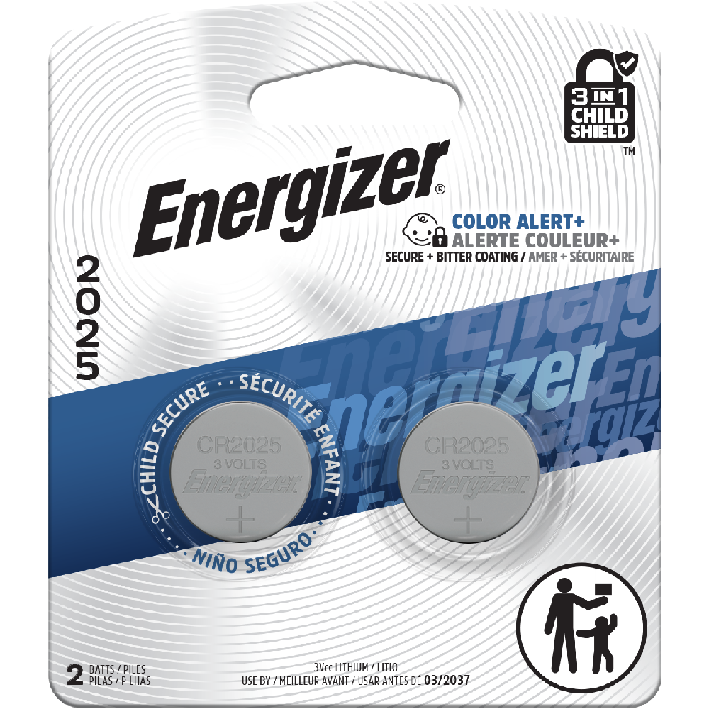 ENERGIZER® ELECTRONIC BATTERIES – CR2025