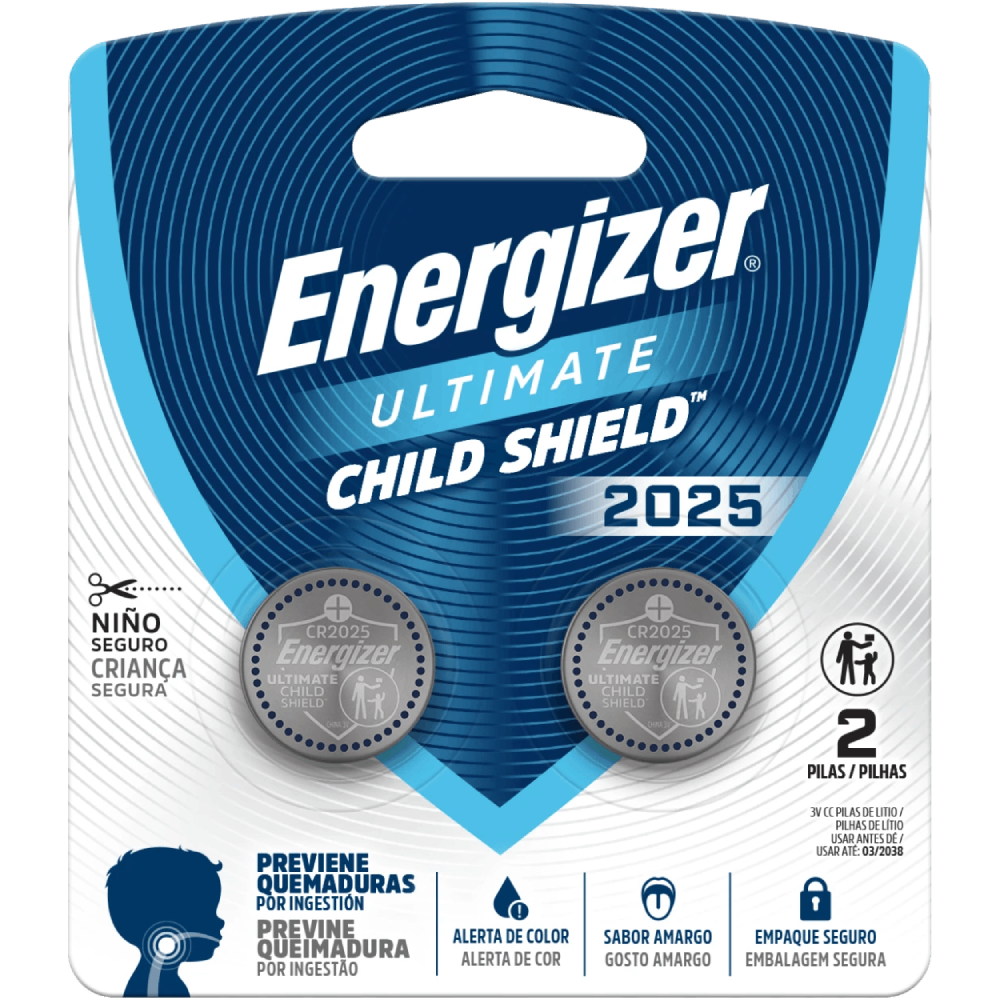 ENERGIZER® ULTIMATE CHILD SHIELD BATTERIES – CR2025