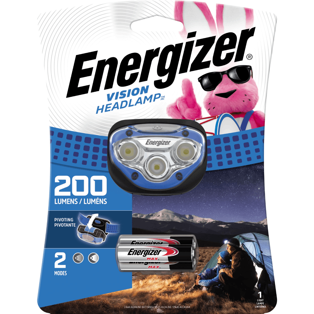 Energizer Head Torch, Vision Headlight