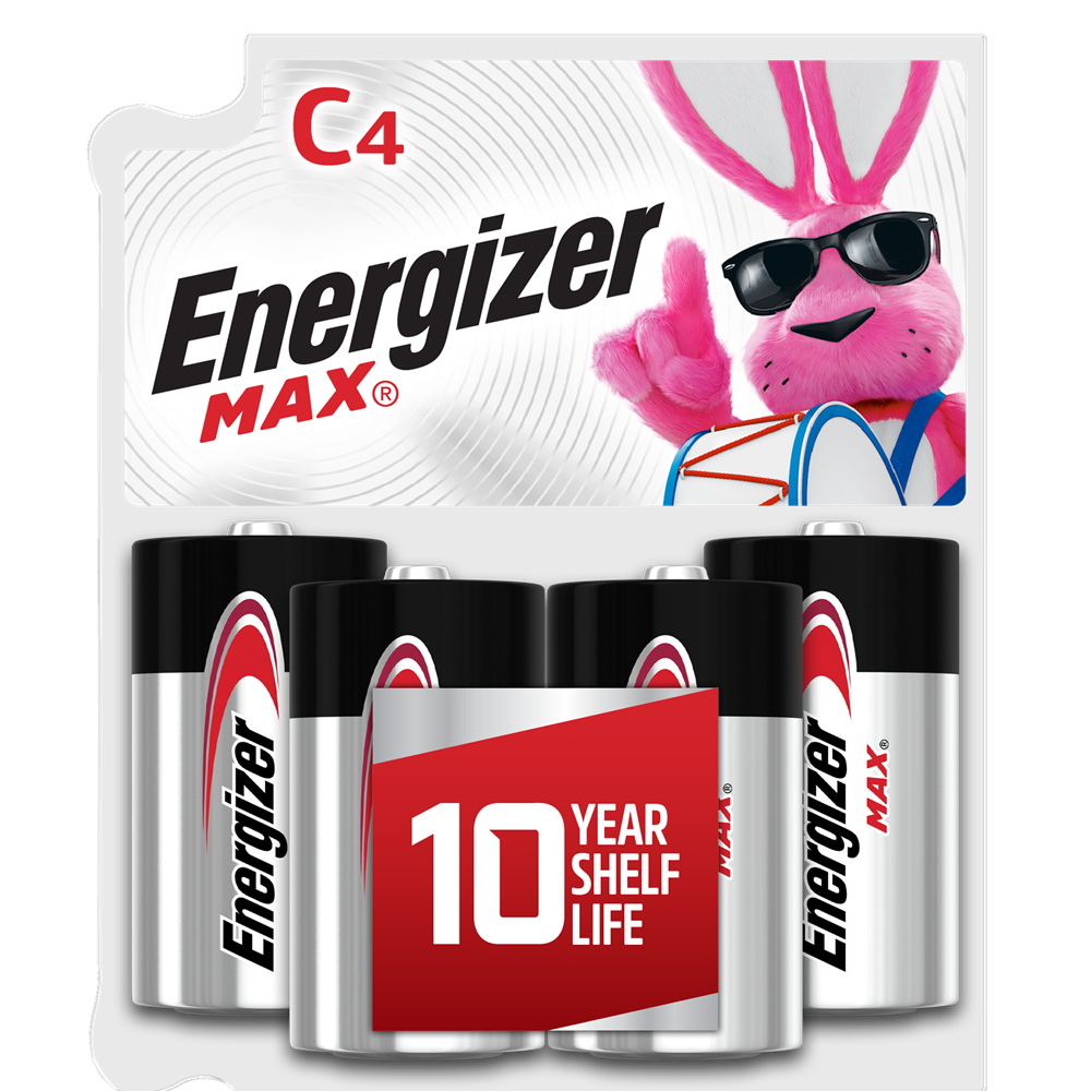 Energizer MAX C Batteries, C Cell Alkaline Batteries
