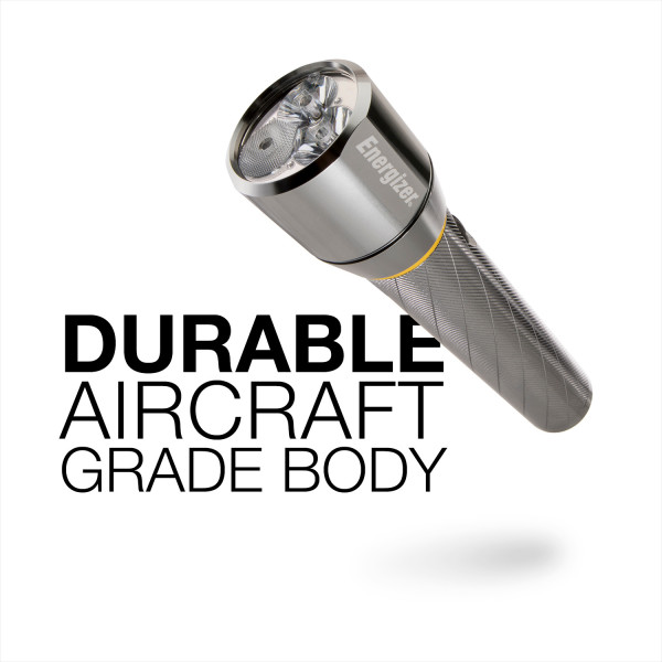 Energizer Vision HD Extra Performance Metal Flashlight with Digital Focus