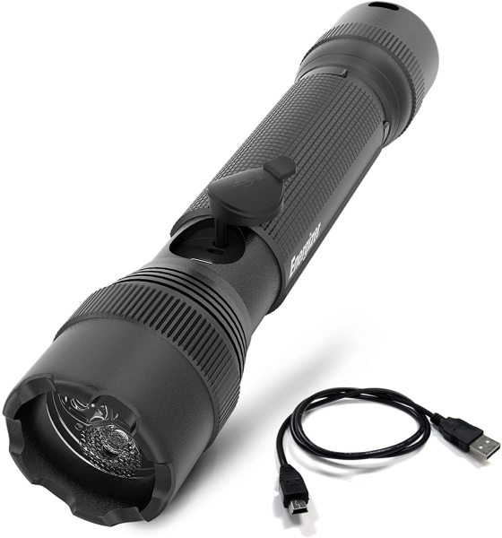 Energizer Rechargeable Tactical Flashlight, TacR700