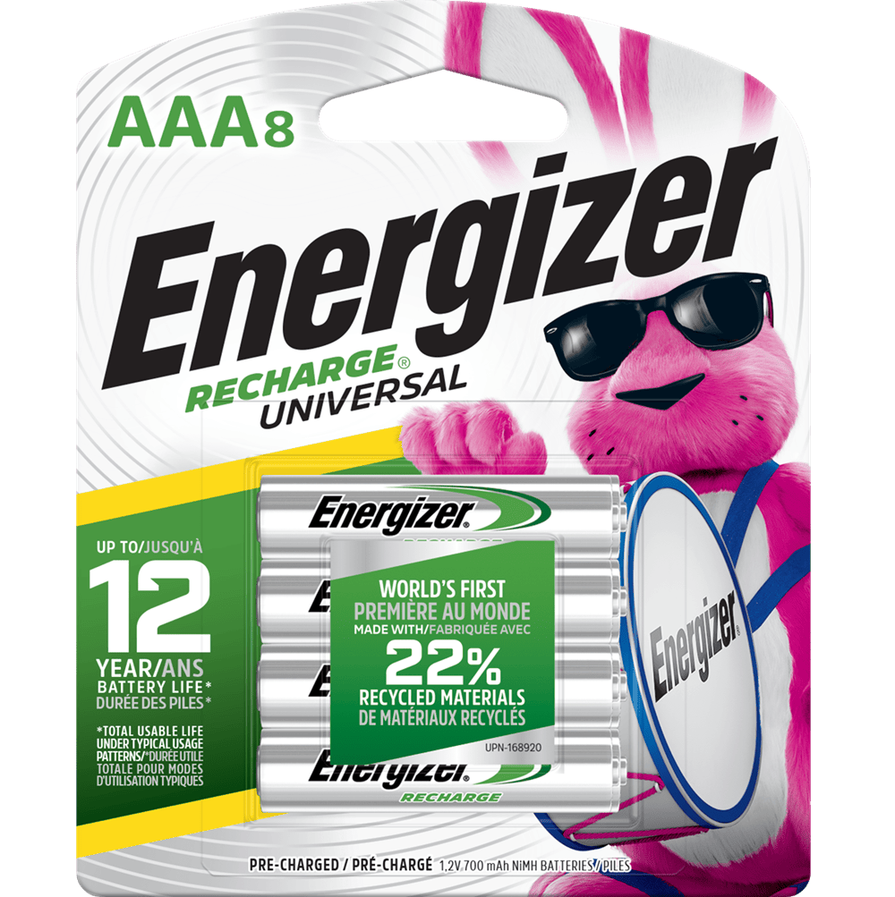 Energizer Recharge Universal AAA