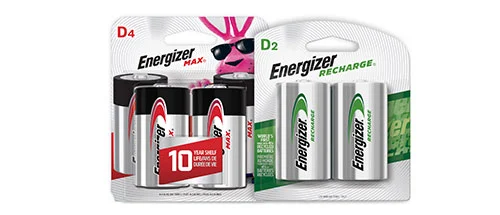 energizer d hero pack family