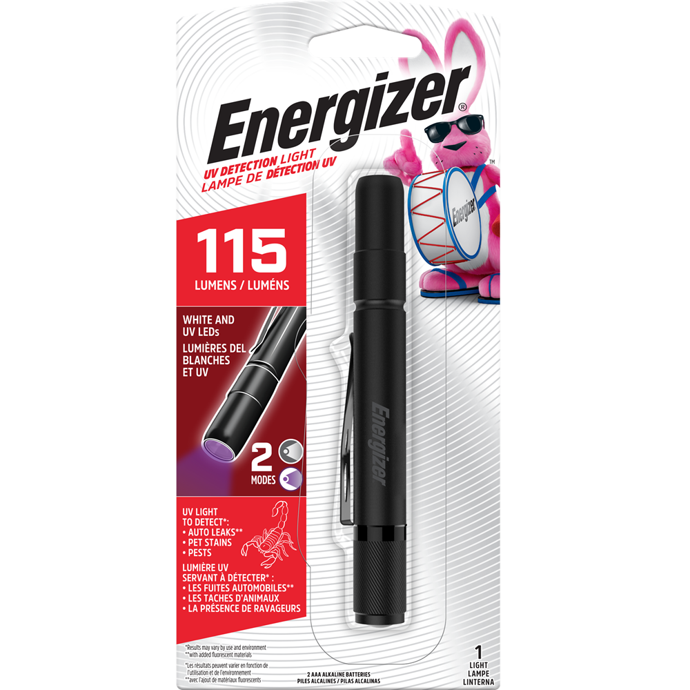 Energizer 2-in-1 LED and UV Pen Light, 115 Lumens