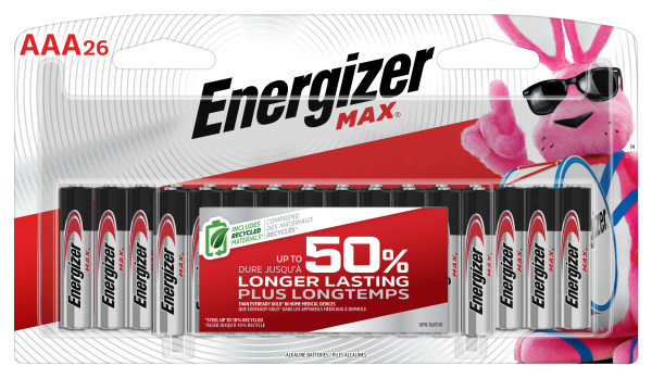 Energizer MAX AAA Batteries (26 Pack), Triple A Alkaline Batteries