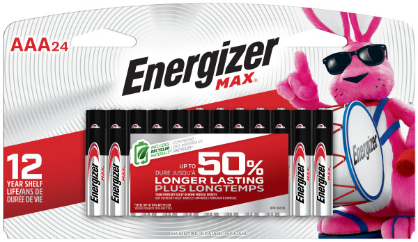 Energizer MAX AAA Batteries (24 Pack), Triple A Alkaline Batteries