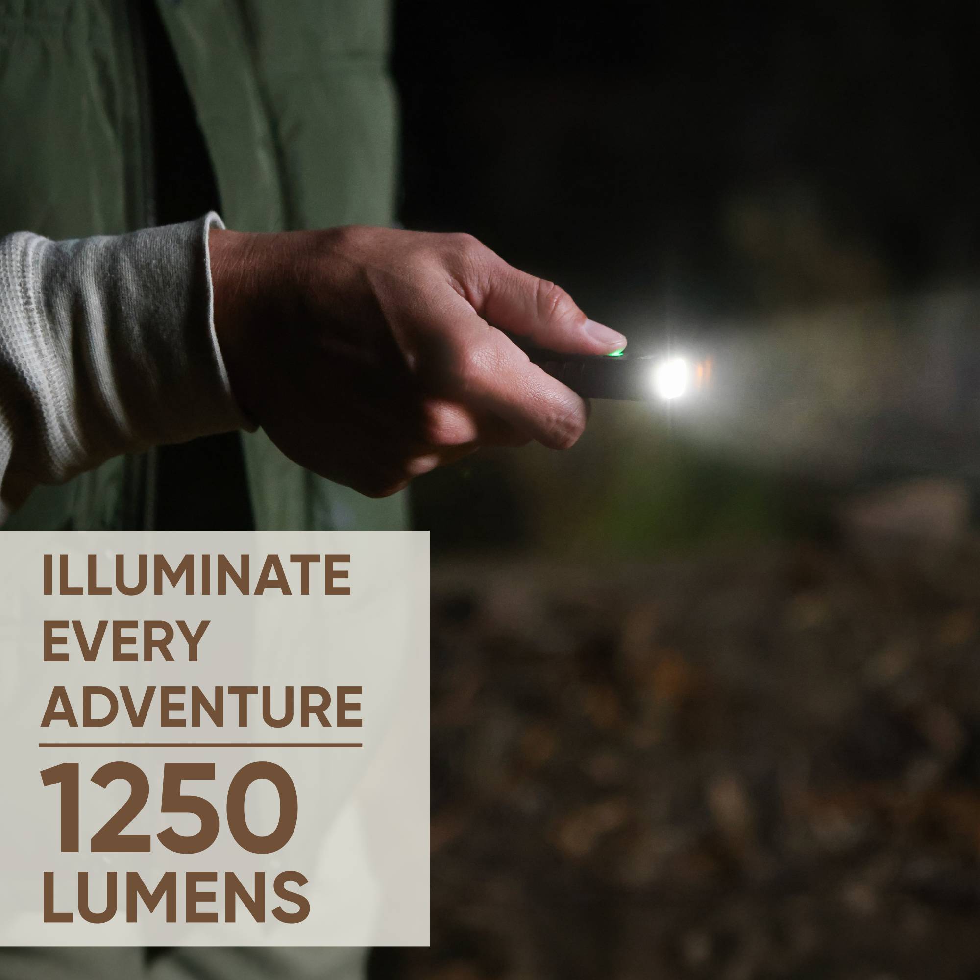 Jeep Sleek Metal Flashlight