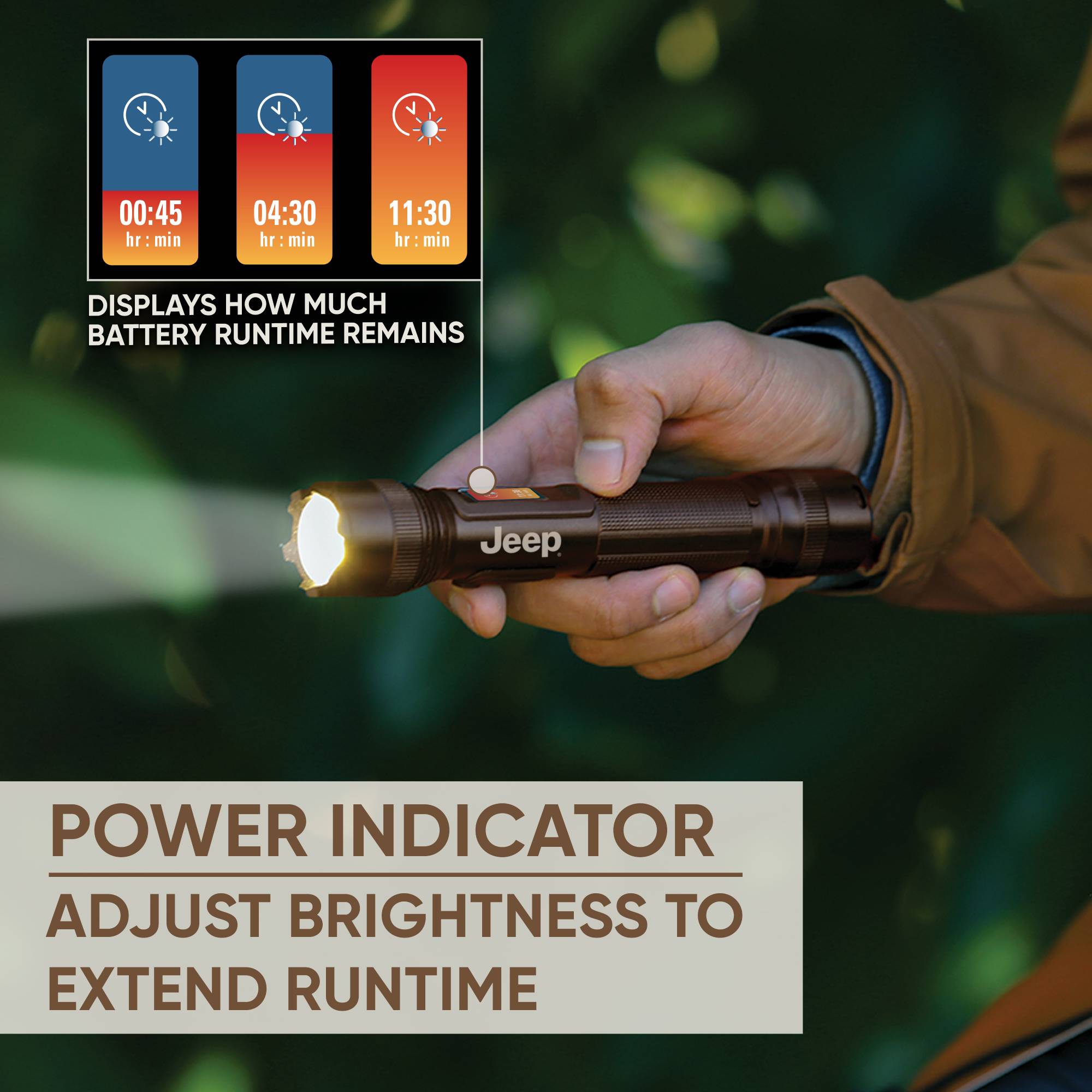 Jeep Power Indicator Flashlight