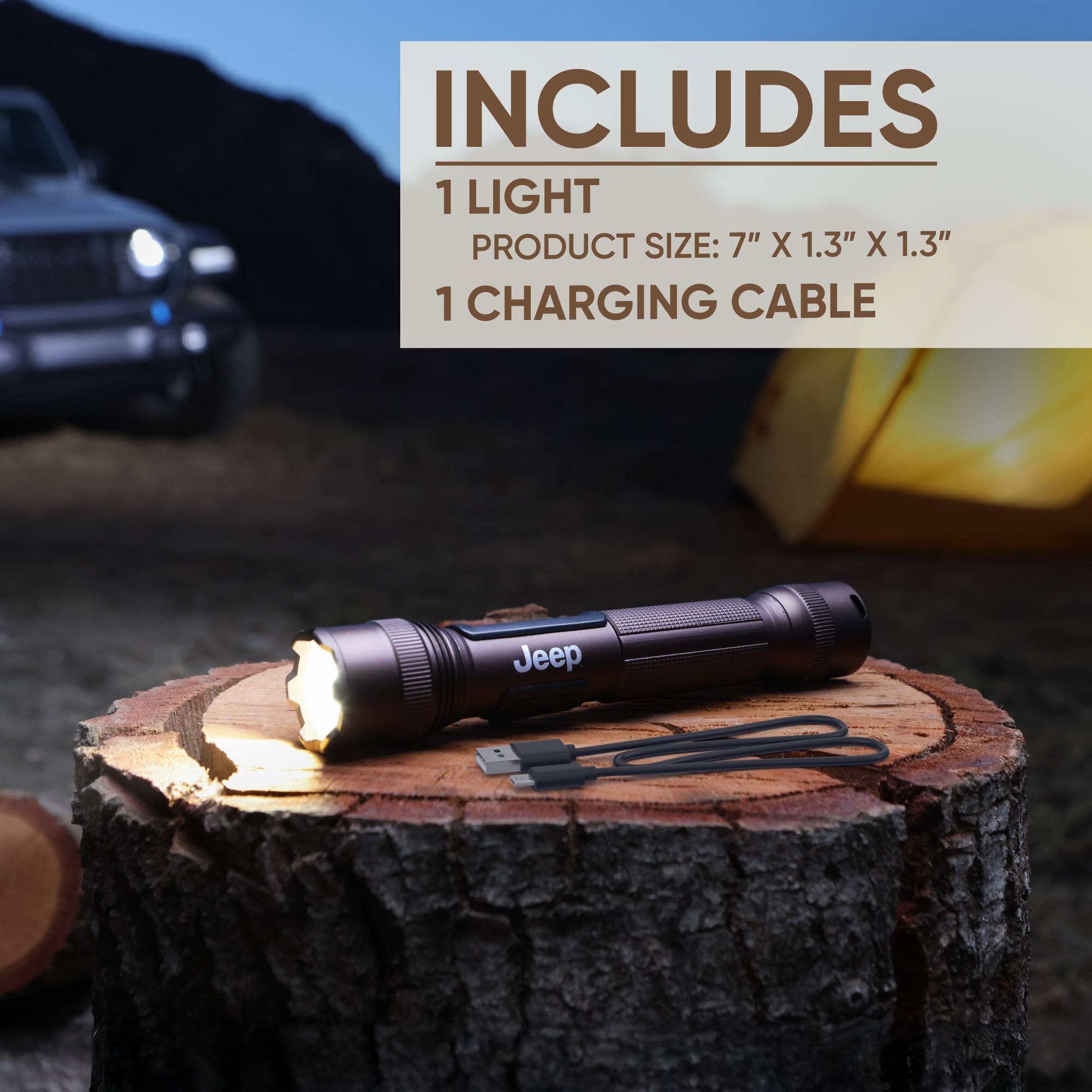 Jeep Power Indicator Flashlight