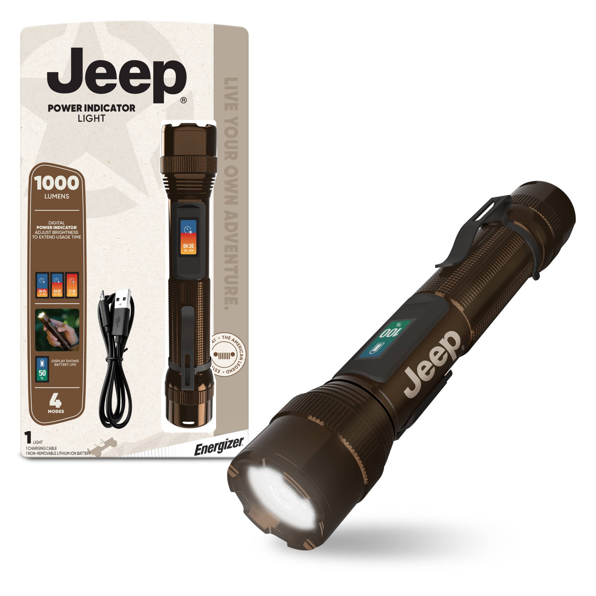 Jeep Power Indicator Flashlight