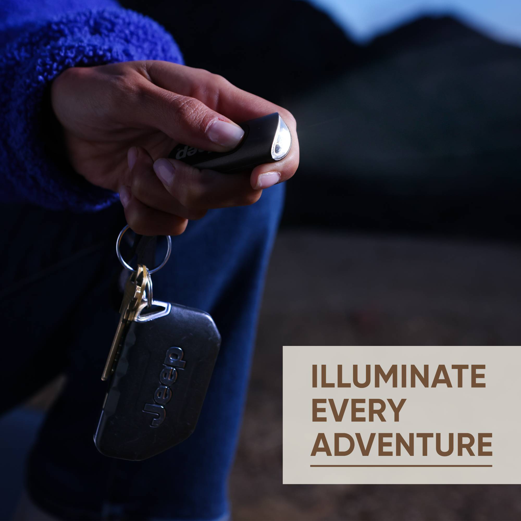 Jeep Key Chain Light