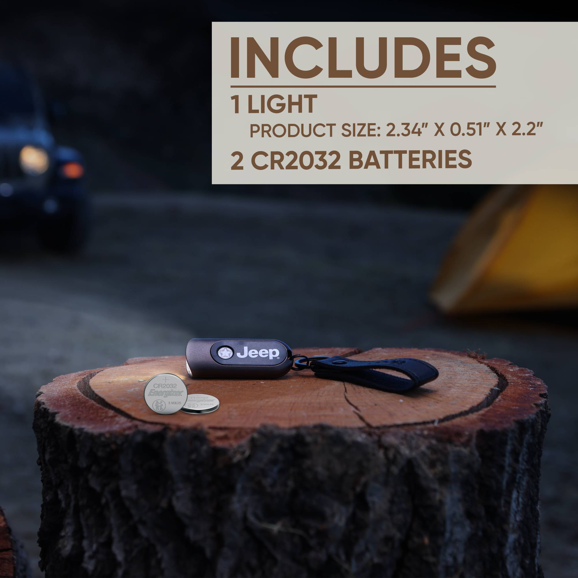 Jeep Key Chain Light