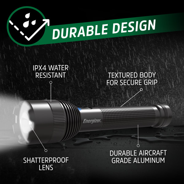 Energizer 10000XT-R Metal Tactical Flashlight