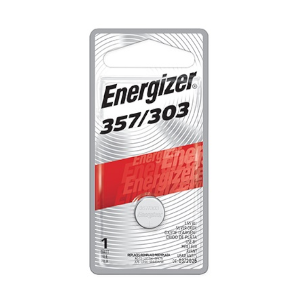 ENERGIZER® WATCH BATTERIES – 357/303